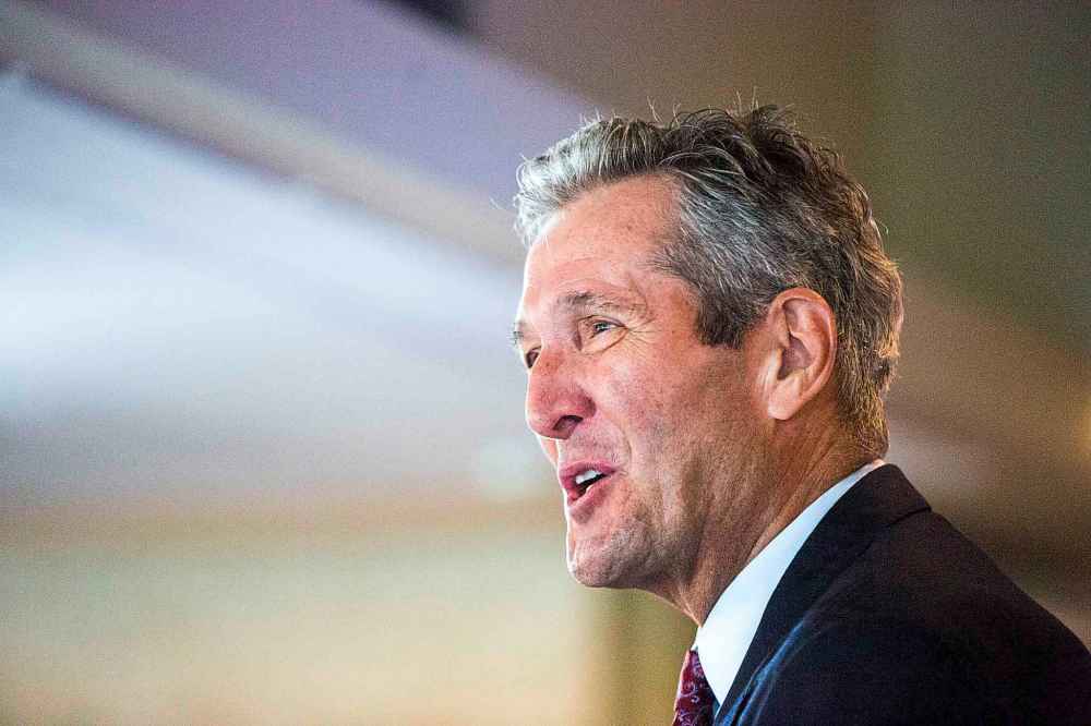 MIKAELA MACKENZIE / WINNIPEG FREE PRESS 
Progressive Conservative Leader Brian Pallister leads a party that appears in favour of privatizing car insurance in Manitoba.