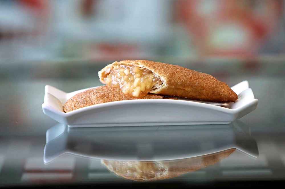 An apple jack, a favourite at Goodies. (Ruth Bonneville / Winnipeg Free Press)