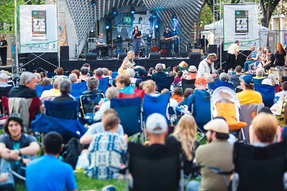 Winnipeg Free Press
Joanna Majoko performs at the Winnipeg International Jazz Festival at Old Market Square on Thursday, June 11, 2015. Mikaela MacKenzie / Winnipeg Free Press