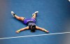 Bianca Andreescu, of Canada, lays on the court after defeating Serena Williams, of the United States, during the women's singles final of the U.S. Open tennis championships Saturday, Sept. 7, 2019, in New York. Andreescu rose 10 positions to No. 5 in the WTA Tour women's singles world rankings on Monday after winning the U.S. Open title for the first time. THE CANADIAN PRESS/AP/Sarah Stier
