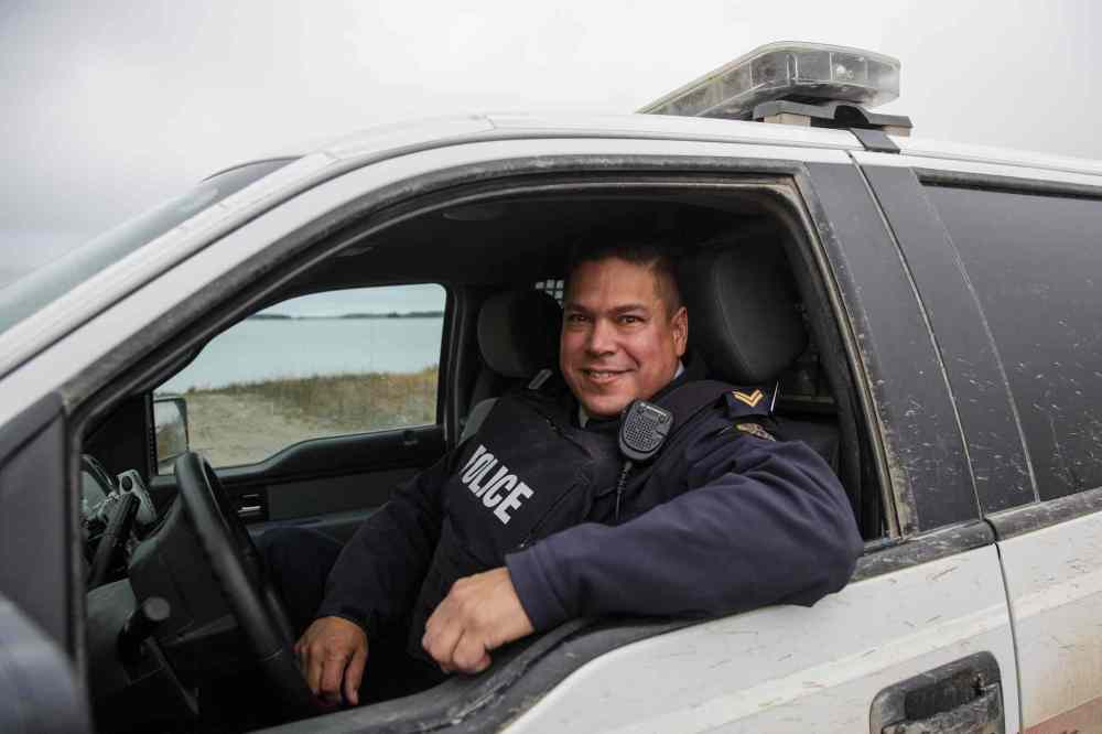 Mike Deal / Winnipeg Free Press
RCMP Cpl. Mike Duke’s policing approach follows the TRC conclusions:  Remember what happened, take ownership and built a better future.