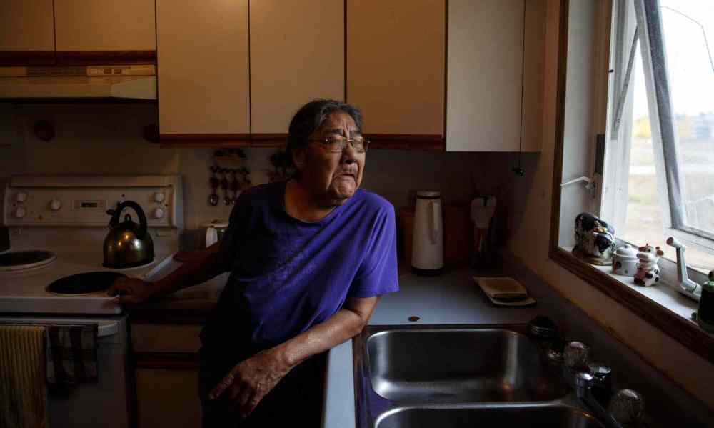 Mike Deal / Winnipeg Free Press
Mary Okemow grew up living off the land. She laments the lost lifestyle.
