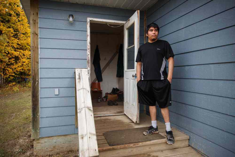 Mike Deal / Winnipeg Free Press
Chad Okemow attended school in Winnipeg but returned because he was homesick.