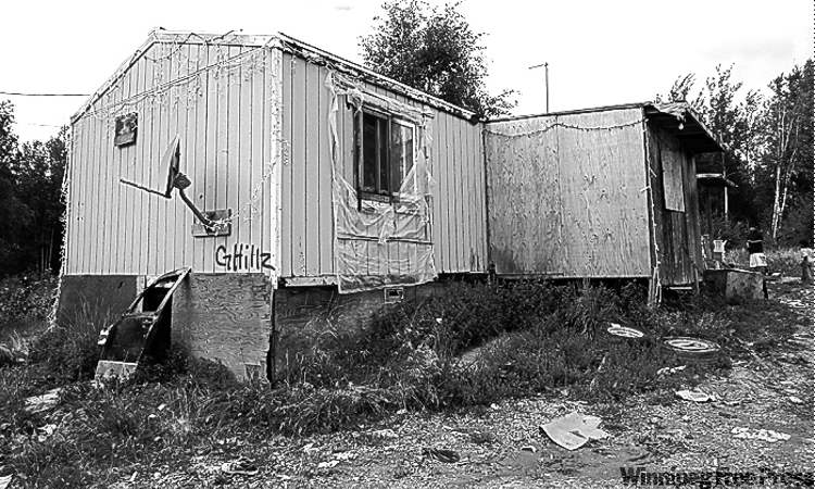 Andrews� trailer is an extreme example of the conditions many people living on northern reserves must endure. Despite public meetings and damning reports, almost nothing has been done to improve things in the past year.