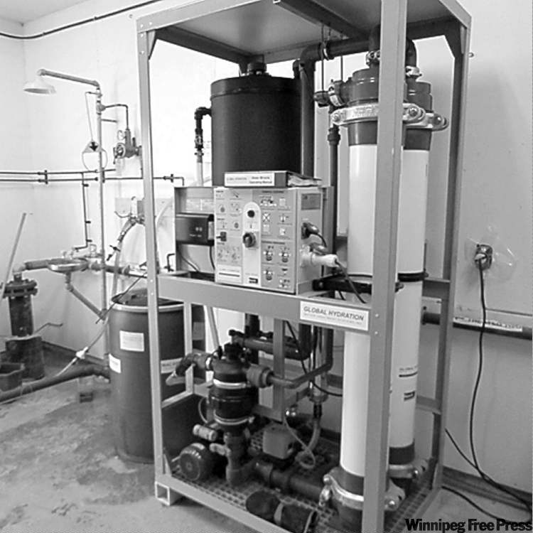 A Norit unit is about the size of a large refrigerator and is easily installed.