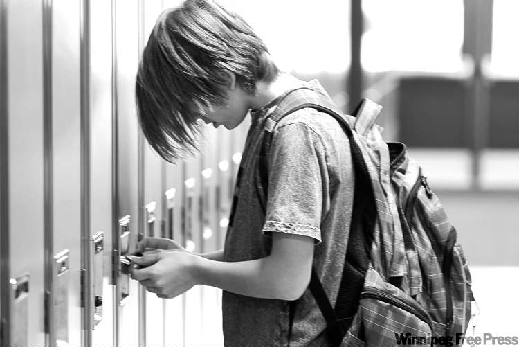 Garrett has picked up the survival skills needed in the school hallways. It may help that he is an aficionado of Minecraft. 'It's a survival game,' he says.