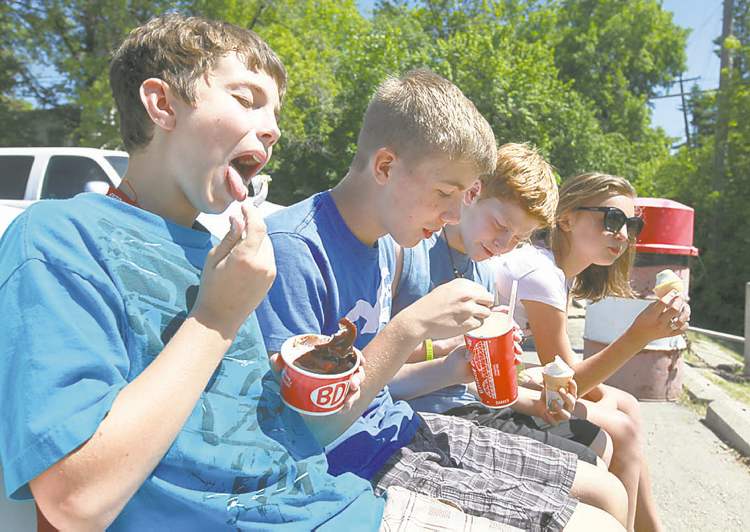 A trip to the BDI for some ice cream.