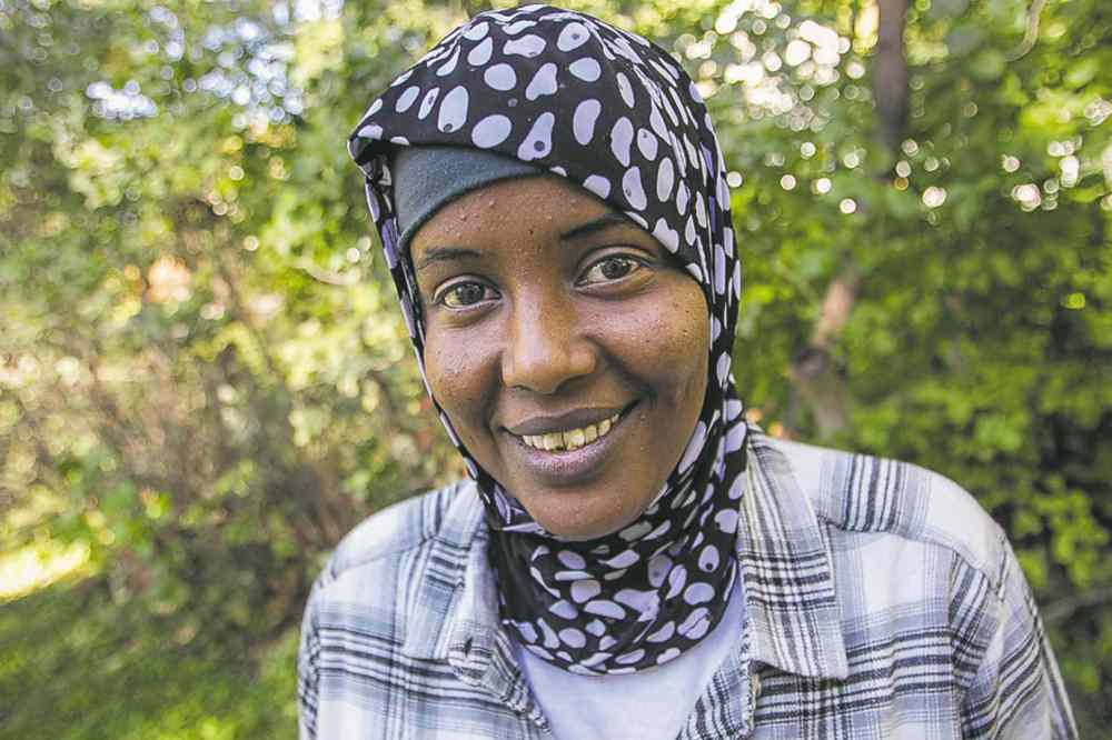 MIKE DEAL / WINNIPEG FREE PRESS 
Aasiya Maxmuud: happy to be here