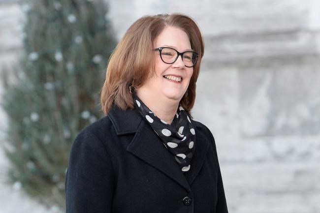 Jane Philpott arrives for a swearing in ceremony at Rideau Hall in Ottawa on Monday, Jan.14, 2019 as the governing Liberals shuffle their cabinet. THE CANADIAN PRESS/Adrian Wyld