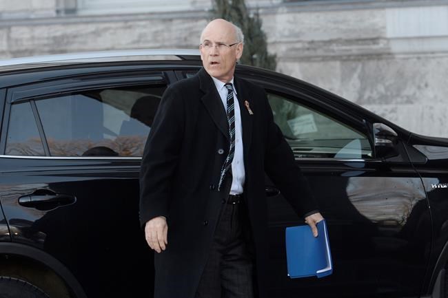 Clerk of the Privy Council Michael Wernick arrives for a swearing in ceremony at Rideau Hall in Ottawa on Monday, March 18, 2019. Wernick, clerk of the Privy Council - the country's top bureaucrat - is leaving his job, telling Prime Minister Justin Trudeau in an open letter that recent events show him there is no path for a