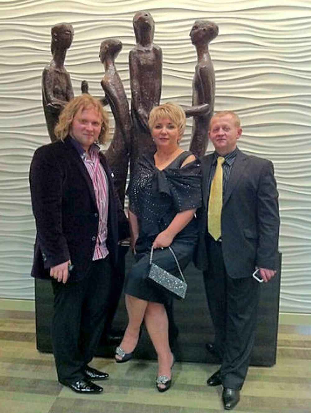 Maxim, Oxana and Alexander Berent (pictured in 2011) were all been charged with public mischief.
