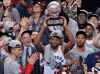 CP
Toronto Raptors Kawhi Leonard hoists the trophy after the Raptors won theEastern Conference Final against the Milwaukee Bucks Toronto on Saturday, May 25, 2019. THE CANADIAN PRESS/Frank Gunn