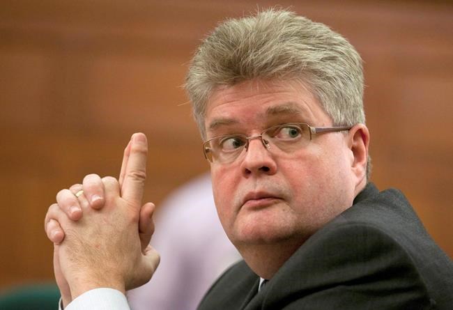 The NDP expects ethics commissioner Mario Dion to be in a position to testify before a parliamentary committee Wednesday about his findings on the prime minister's breach of the Conflict of Interest Act. Dion is shown on Parliament Hill in Ottawa, Tuesday December 13, 2011. THE CANADIAN PRESS/Adrian Wyld
