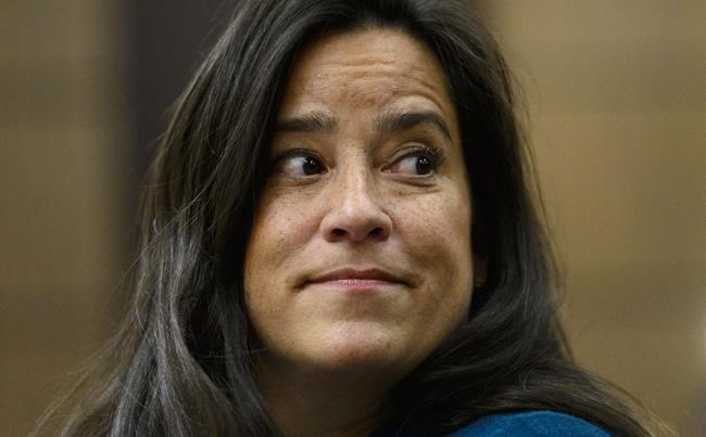 Jody Wilson-Raybould appears at the House of Commons Justice Committee on Parliament Hill in Ottawa on Wednesday, Feb. 27, 2019. Jody Wilson-Raybould recommended in 2017 that Prime Minister Justin Trudeau nominate a conservative Manitoba judge to be chief justice of the Supreme Court, even though he wasn't a sitting member of the top court and had been a vocal critic of its activism on Charter of Rights issues, The Canadian Press has learned. THE CANADIAN PRESS/Sean Kilpatrick