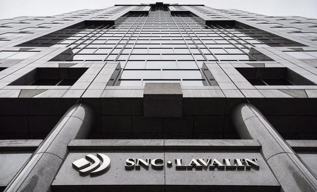The headquarters of SNC Lavalin is seen Thursday, November 6, 2014 in Montreal. THE CANADIAN PRESS/Paul Chiasson
