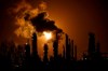 A flare stack lights the sky from the Imperial Oil refinery in Edmonton on December 28, 2018. A group with roots in the oil and gas industry is encouraging women to talk about politics this fall, even if they hold widely different views. The non-profit organization, called Canada Powered by Women, registered as a third-party advertiser with Elections Canada last month,and has received $32,500 in contributions from several Calgary-based people and businesses so far. That includes $25,000 from Susan Riddell Rose, the CEO of Perpetual Energy Inc., a natural-gas company. Lucy Miller, a former head of the United Way of Calgary, said the idea for the group began when some women got together over the summer and started talking about the Oct. 21 election. 