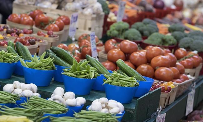 Various vegetables are on display at the Jean Talon Market, Monday, January 11, 2016 in Montreal. A newly-overhauled Canada Food Guide will be released today highlighting a modern approach to encouraging healthy eating in Canada. THE CANADIAN PRESS/Paul Chiasson