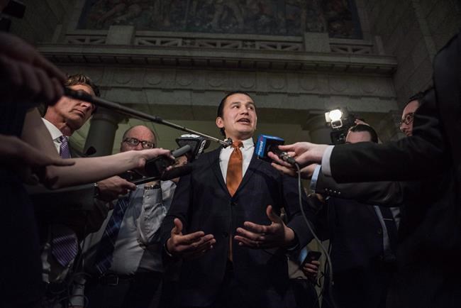 THE CANADIAN PRESS FILES
New Democrats Leader Wab Kinew says the Trudeau government is wrong to take over the pipeline project and put taxpayers' money at risk.