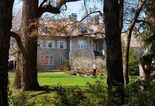 A gardener works on the grounds at the Prime Minister's residence at 24 Sussex Drive in Ottawa, Tuesday May 6, 2008. Nearly four years after Justin Trudeau opted not to move into the prime minister's official residence over concerns about its crumbling state, the building remains vacant short of staff who continue to use the kitchen to prepare meals for Trudeau and his family. THE CANADIAN PRESS/Tom Hanson