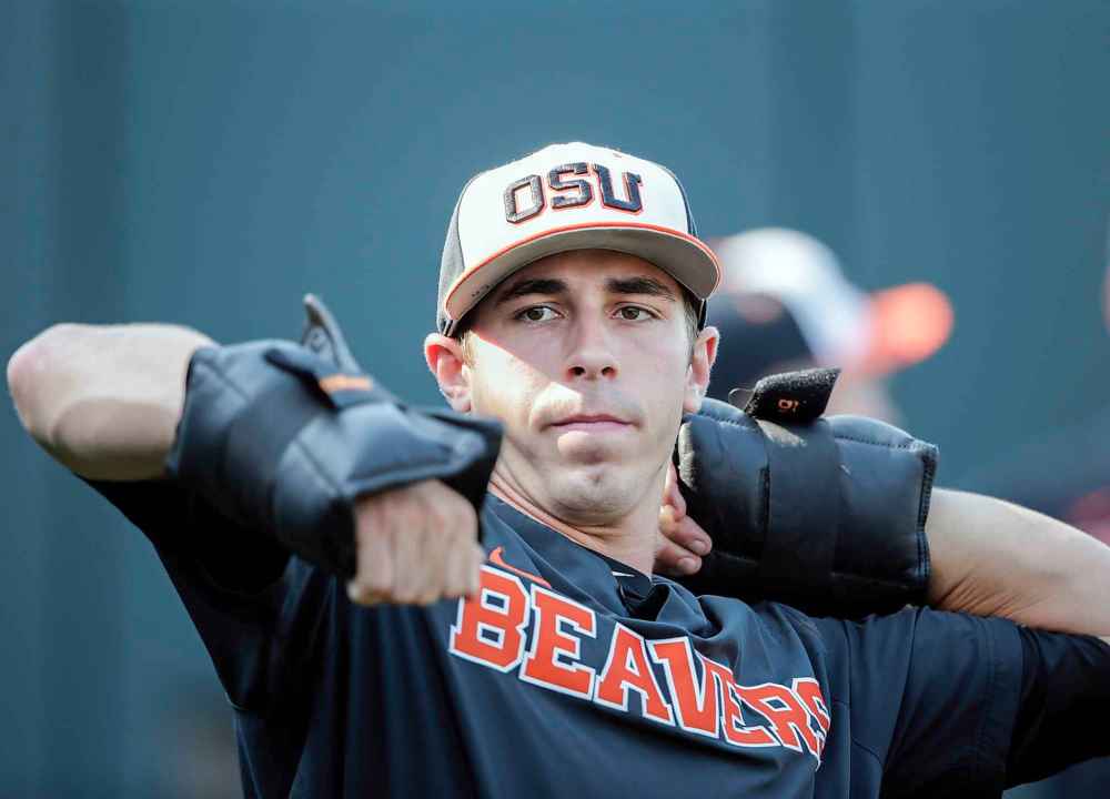 Nati Harnik / The Associated Press files
Luke Heimlich was named the 2018 Collegiate Pitcher of the Year while playing for the Oregon State Beavers.