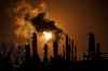 CP
A flare stack lights the sky from the Imperial Oil refinery in Edmonton on December 28, 2018. A coalition of climate change advocates say the new Parliament needs to stop letting anxieties in the oil patch threaten progress on cutting greenhouse gas emissions. Climate Action Network Canada along with representatives from Unifor, Lead Now, Greenpeace and 350.org say climate was the biggest factor in this election and the parties that ran on climate platforms owe it to voters to cooperate quickly to respond. THE CANADIAN PRESS/Jason Franson