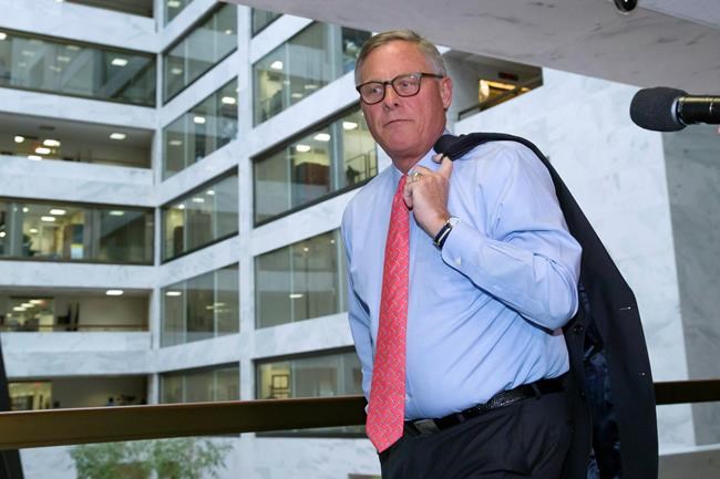 Sen. Richard Burr, R-N.C., Chairman of the Senate Intelligence Committee arrives for testimony from Michael Cohen, President Donald Trump's former lawyer, before a closed door hearing of the Senate Intelligence Committee on Capitol Hill, Tuesday, Feb. 26, 2019, in Washington. (AP Photo/Alex Brandon)