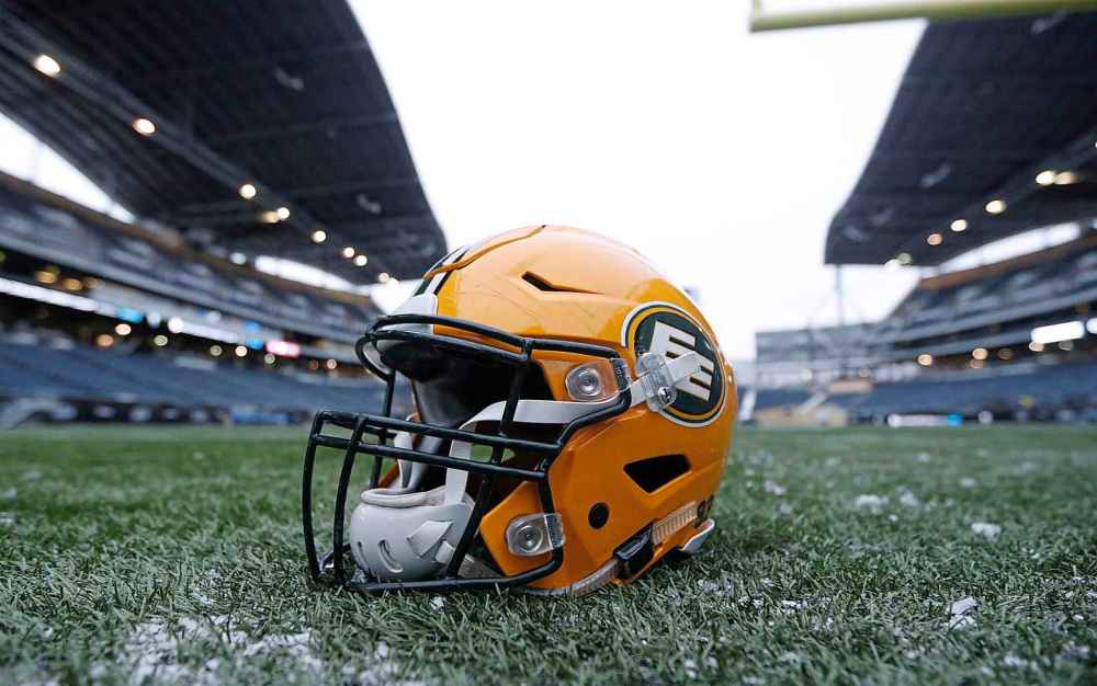 Although they don't use the image of an Indigenous person as their logo, there have been calls for the CFL's Edmonton Eskimos to change their team name. (John Woods / The Canadian Press files)
