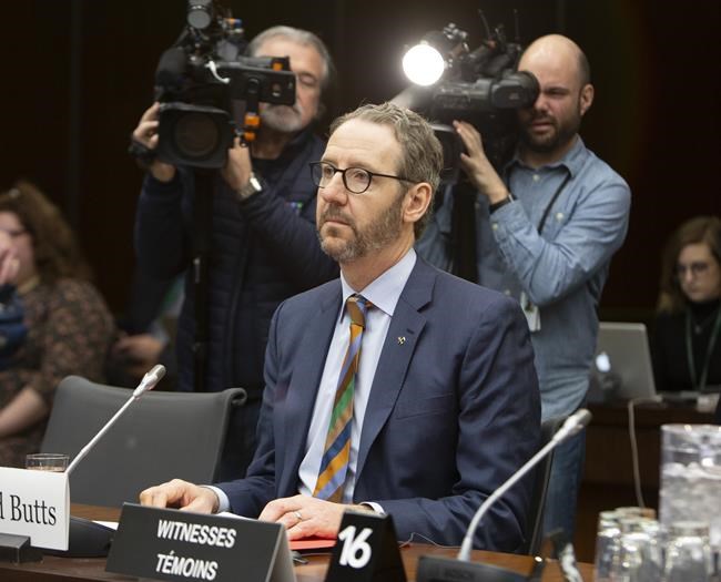 Gerald Butts, former principal secretary to Prime Minister Justin Trudeau, prepares to appear before the Standing Committee on Justice and Human Rights regarding the SNC Lavalin Affair, on Parliament Hill in Ottawa on Wednesday, March 6, 2019. THE CANADIAN PRESS/Fred Chartrand