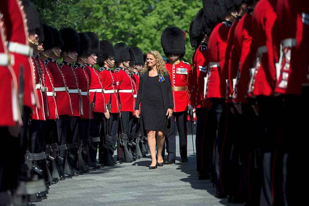 Sean Kilpatrick / The Canadian Press files
Governor General Julie Payette takes part in the annual Inspection of the Ceremonial Guard at Rideau Hall in Ottawa in August.