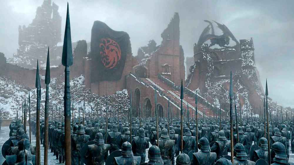This image released by HBO shows a scene from the series finale of