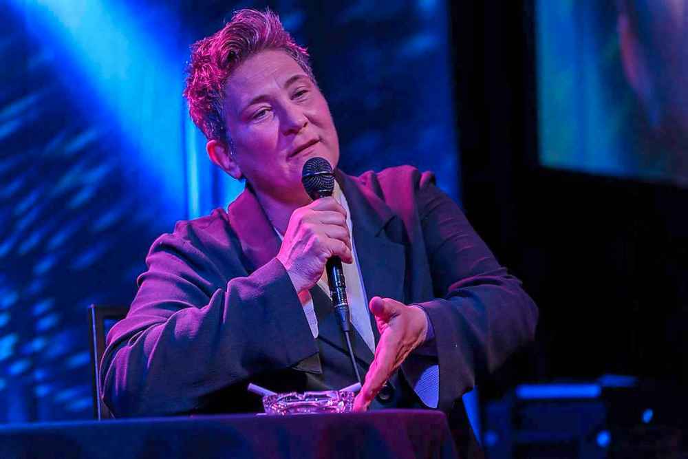 Facebook Photo
The singer k.d. lang performs at the IBAM President's Dinner.