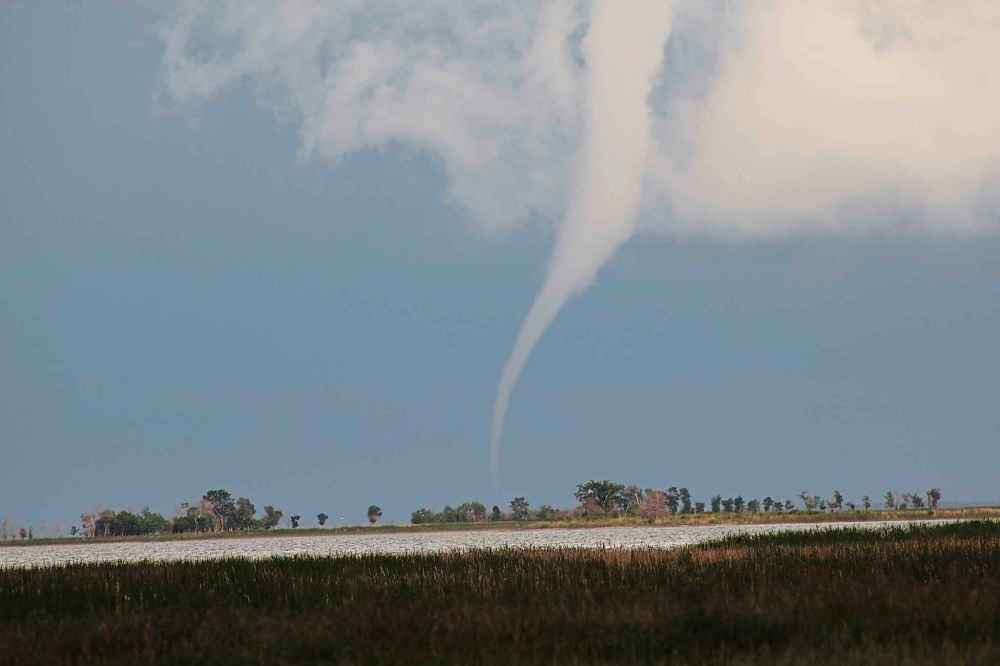 Lacey Follensbee photo
Lacey Follensbee kept an eye on the sky near Cayer, MB, Wednesday evening. More tornadic activity was reported Thursday.