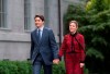 Prime Minister Justin Trudeau arrives at Rideau Hall with his wife Sophie Gregoire Trudeau to meet with Governor General Julie Payette, in Ottawa on Wednesday, Sept. 11, 2019. THE CANADIAN PRESS/Justin Tang