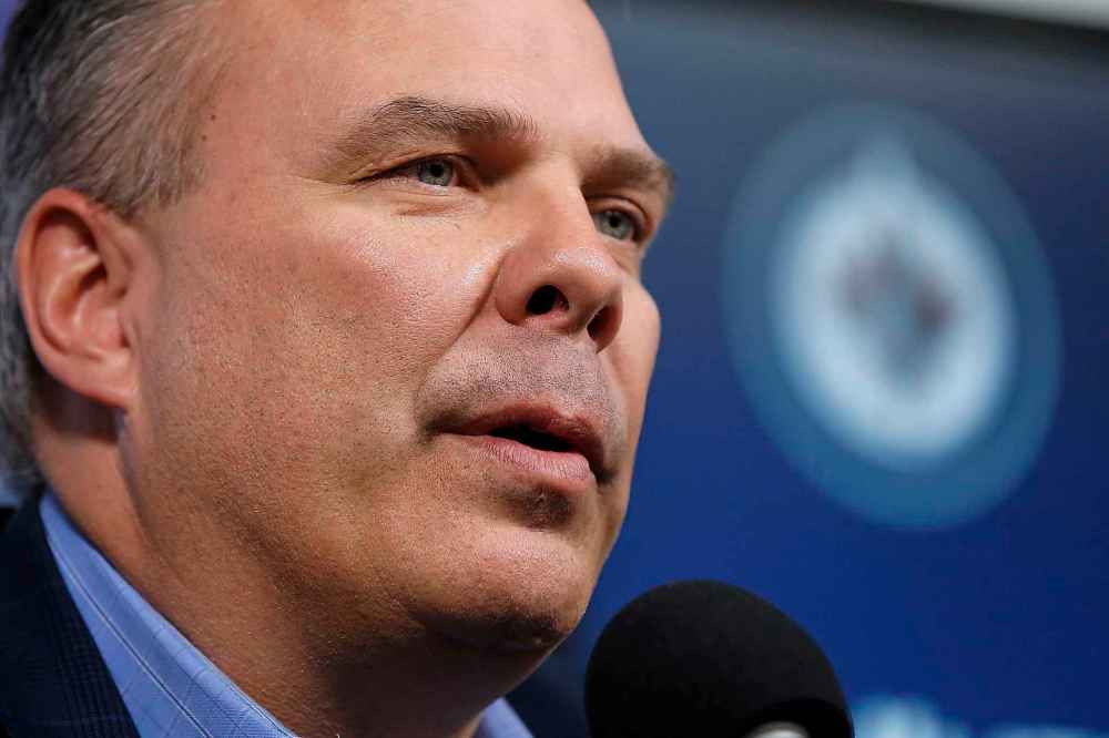THE CANADIAN PRESS/John Woods
Winnipeg Jets Executive Vice President & General Manager Kevin Cheveldayoff.