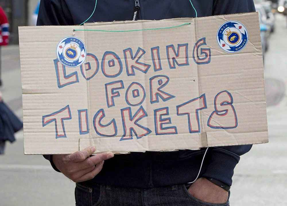 Jonathan Hayward / THE CANADIAN PRESS FILES
Winnipeg Jets tickets quickly became the hottest in town when the NHL returned to the city in 2011.
