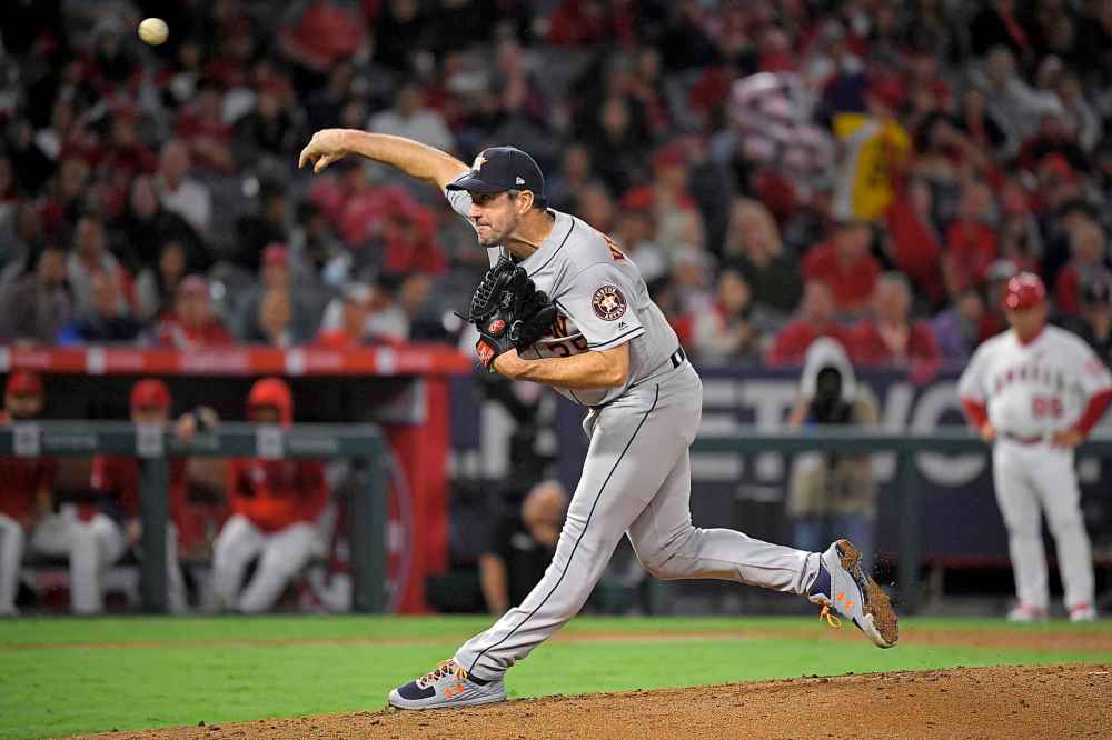 Houston Astros starting pitcher  Justin Verlander is capable of winning three games himself in a seven-game series. (Mark J. Terrill / Associated Press files)