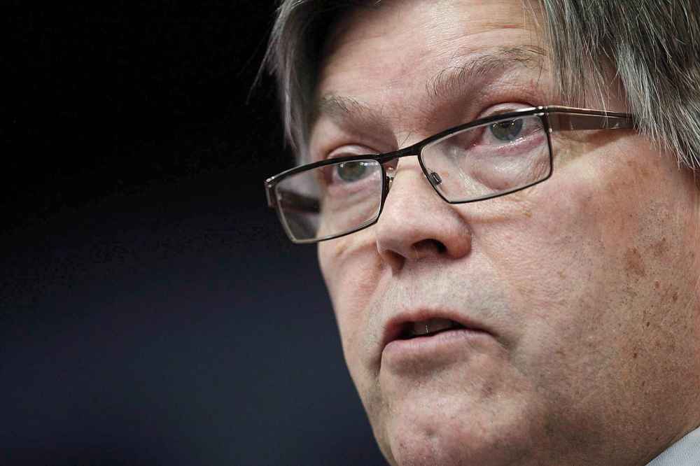 THE CANADIAN PRESS/John Woods
Manitoba Education and Training Minister Ian Wishart