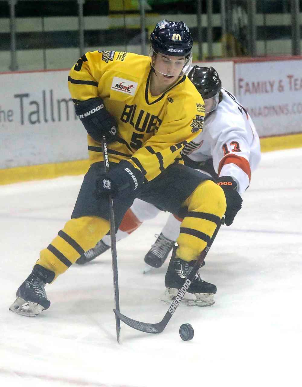 Getting defenceman Michael Ladyman back from the WHL's Spokane Chiefs has helped transform the Blues. (Ruth Bonneville / Free Press files)