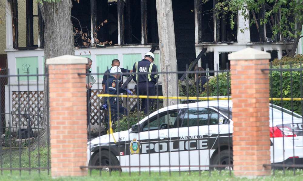JOE BRYKSA / WINNIPEG FREE PRESS FILES
A house fire at 186 Austin St N claimed two lives in July.