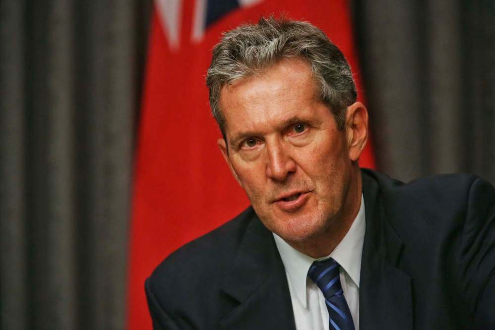 MIKE DEAL / FREE PRESS FILES
53 per cent of respondents say they approve of the way Premier Brian Pallister is running the province.