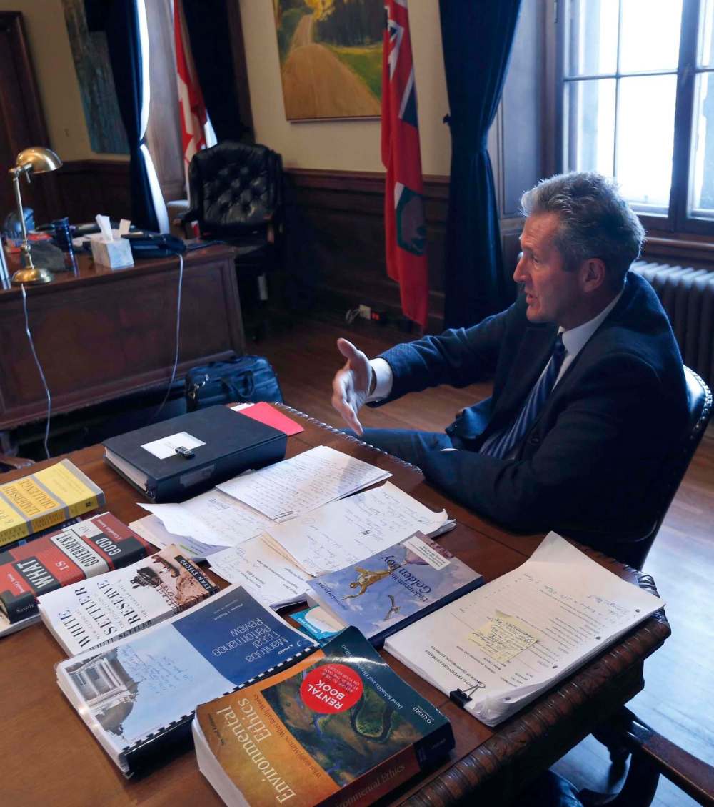 WAYNE GLOWACKI / WINNIPEG FREE PRESS
Premier Brian Pallister
