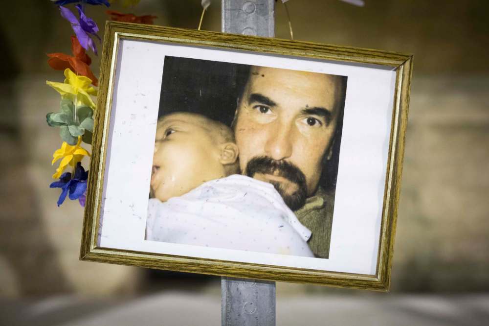 GREG GALLINGER / WINNIPEG FREE PRESS
A photo of Irvine J. Fraser near where he was killed at The University of Manitoba.