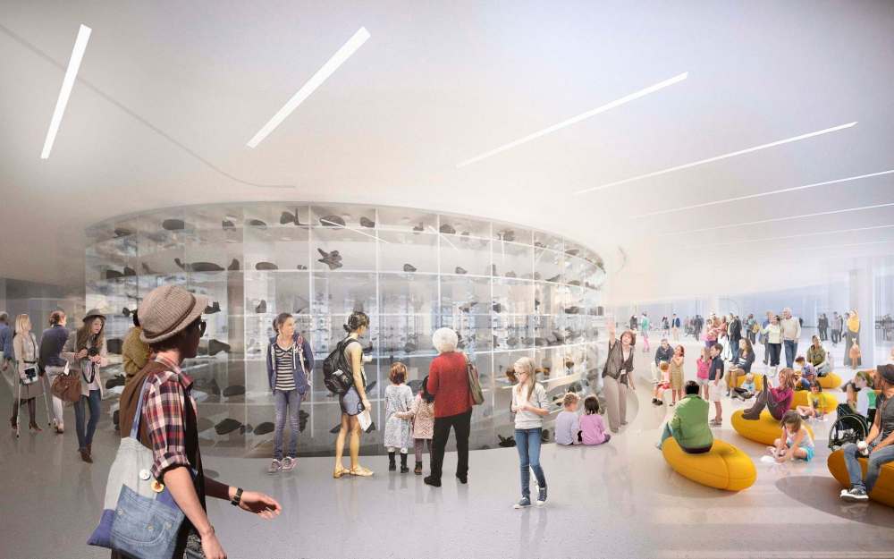 HANDOUT / THE CANADIAN PRESS FILES
An artist's rendition of a planned Inuit Art Centre in Winnipeg is shown in a handout photo. Winnipeg's art gallery is trying to carve out space to house what's believed to be the world's largest collection of Inuit art - only a fraction of which is ever on display.
