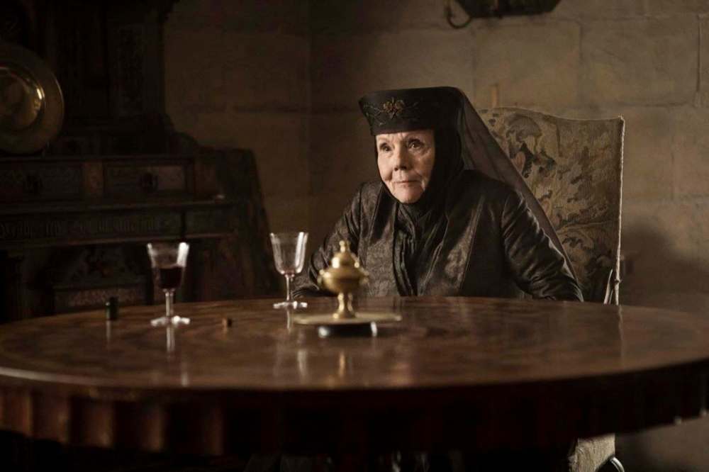Helen Sloan / HBO
Diana Rigg as Lady Olenna Tyrell in Game of Thrones.