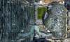 Viewed from above, the Amazon Spheres rest before Day 1, the dominant building owned by the company in downtown Seattle, Wash. (Kjell Redal / Seattle Times)