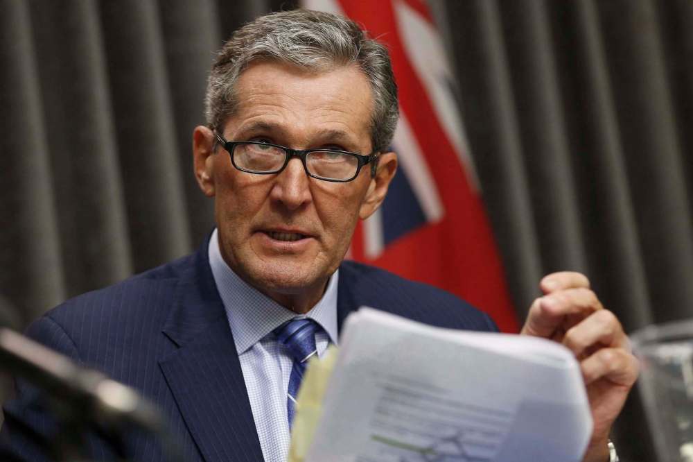 John Woods / Canadian Press files
Manitoba Premier Brian Pallister says he is aware his reforms to health care, education and other services has caused public concern, but they are needed to fix the province's finances.