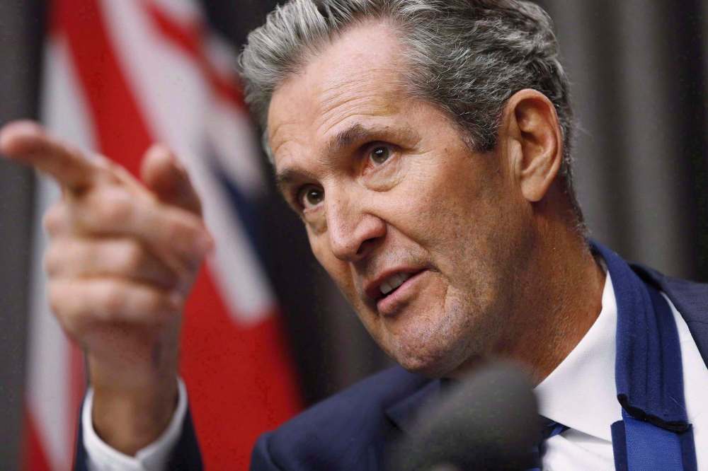 THE CANADIAN PRESS/John Woods
Manitoba Premier Brian Pallister.