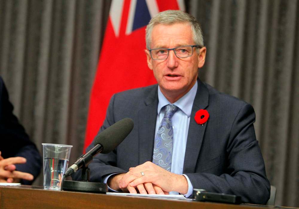 BORIS MINKEVICH / WINNIPEG FREE PRESS FILES
Growth, Enterprise and Trade Minister Blaine Pedersen