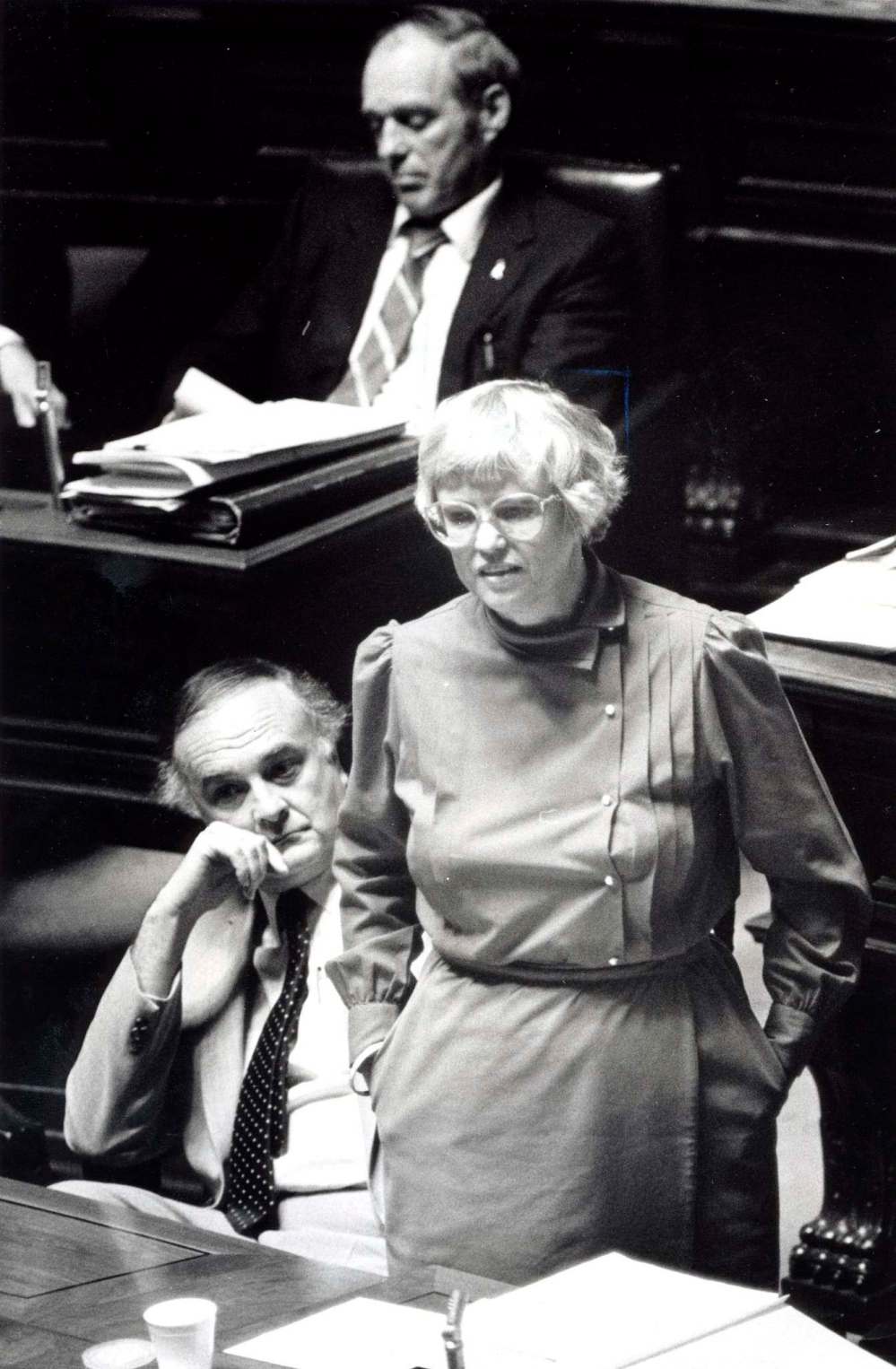 PHIL HOSSACK / WINNIPEG FREE PRESS FILES
Then-Minister of Labour and Housing Muriel Smith: ‘I dare to say there was some of it going on. The general attitude towards women and women’s issues was concerning’