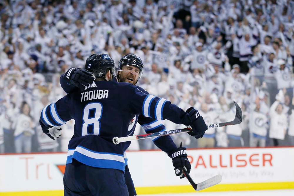 Jacob Trouba, for one, has a long track record of doing what’s right for Trouba, even when it’s been what’s wrong for Trouba. (John Woods / Free Press files)